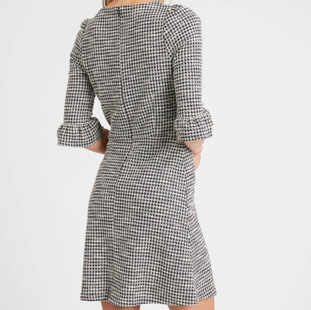 Knot Tweed Fit & Flare dress - Picture 2 of 4